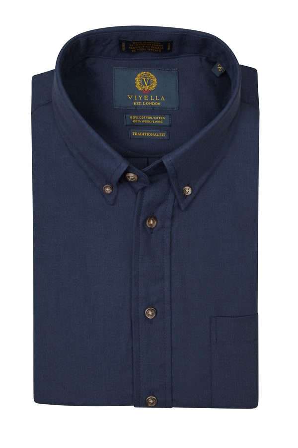 Viyella Classic Solid Made in Canada Sport Shirt (Multiple Color's)