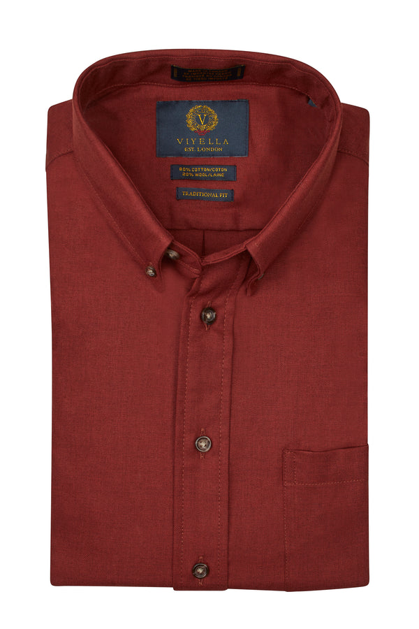 Viyella Classic Solid Made in Canada Sport Shirt (Multiple Color's)