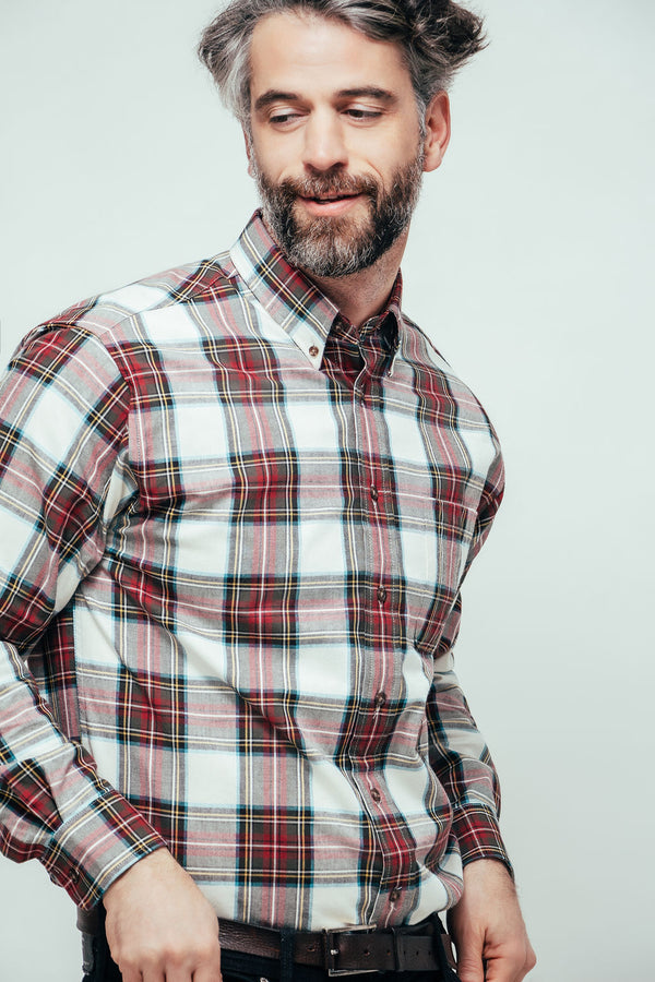 Coupe Grande - Robe Viyella Stewart Manches Longues Fabriquée au Canada