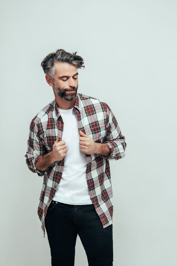 Viyella Robe Stewart Fabriqué au Canada Chemise de sport