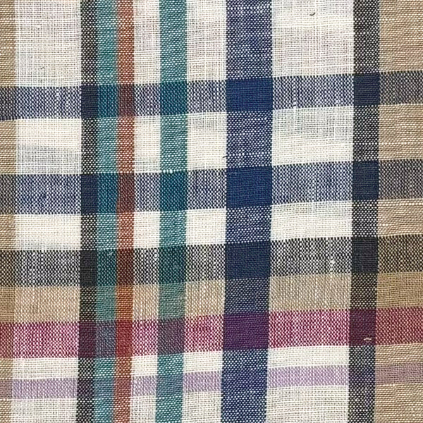 Lin Viyella fabriqué au Canada à carreaux multiples