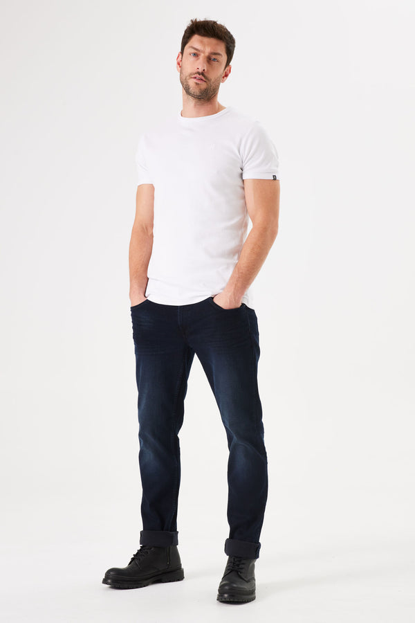 Russo Straight Fit Tapered Jeans
