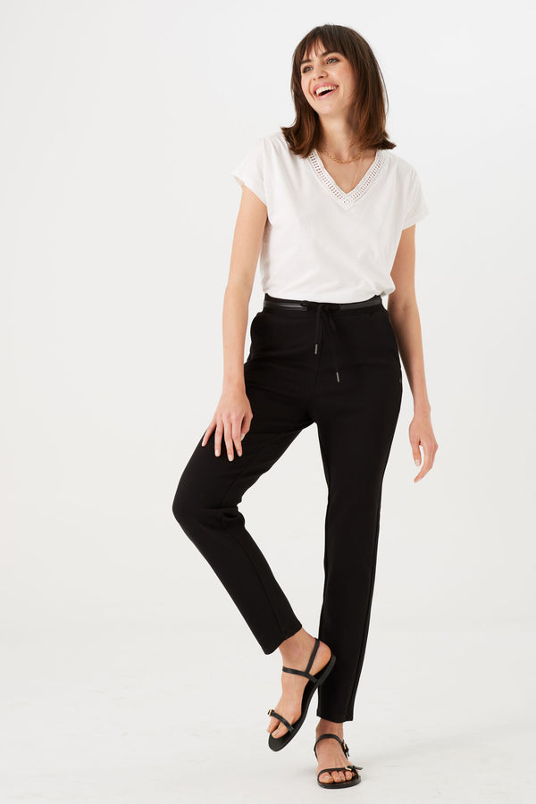 Stretch Trousers with Draw String