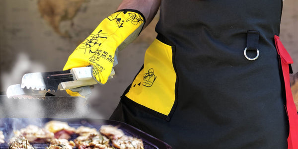 Gant de cuisine Bag to Life Galley BBQ Glove - manique pour la main droite