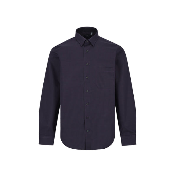 Leo Chevalier Purple Non Iron Shirt