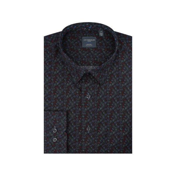 Leo Chevalier Non-Iron Multi Forest Print Shirt