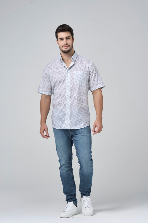 Leo Chevalier Light Floral Non Iron Shirt
