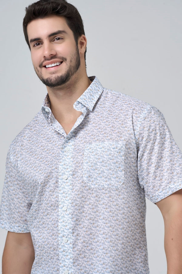 Leo Chevalier Light Floral Non Iron Shirt
