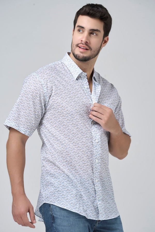 Leo Chevalier Light Floral Non Iron Shirt