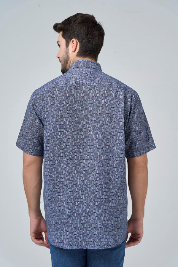 Leo Chevalier Non Iron Surfs Up Print Shirt