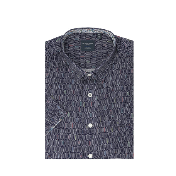 Leo Chevalier Non Iron Surfs Up Print Shirt