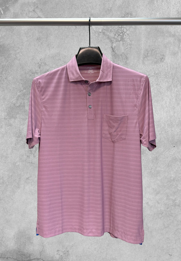 Leo Chevalier Performance Solid Polo with Pocket