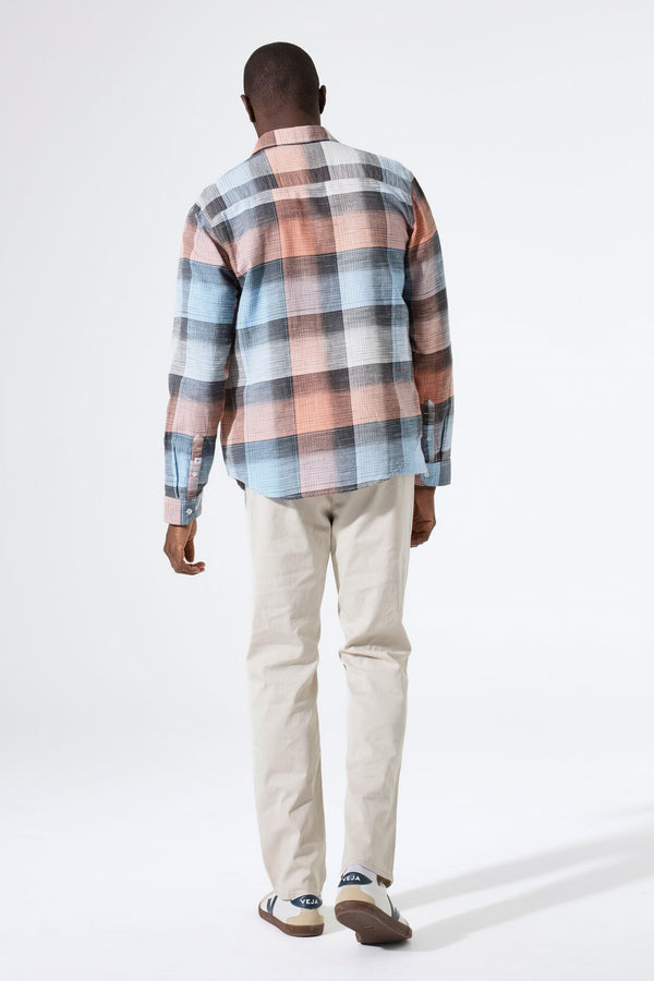 Chemise à carreaux multicolores Garcia