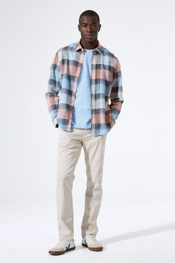 Chemise à carreaux multicolores Garcia