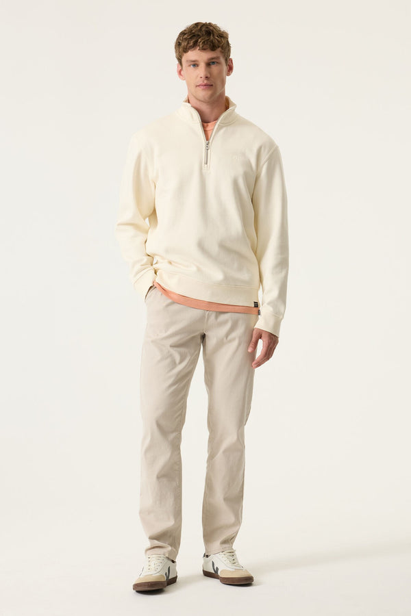 Garcia Off White Quarter Zip