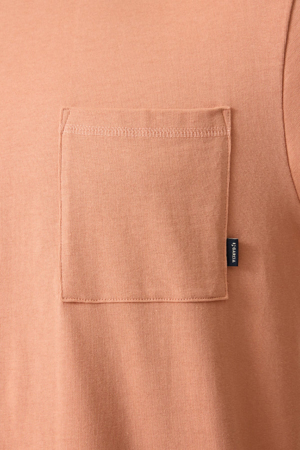 T-shirt orange coup de soleil Garcia