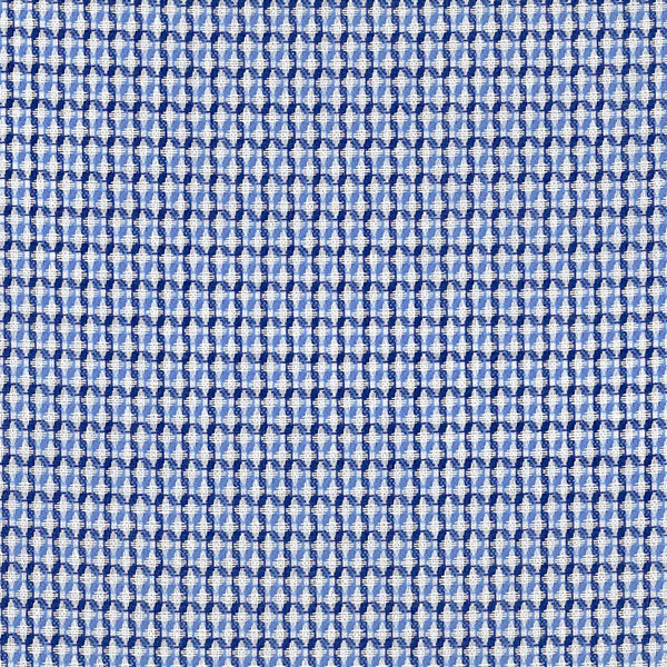 Leo Chevalier Adjusted Fit Blue Dobby Non Iron Dress Shirt