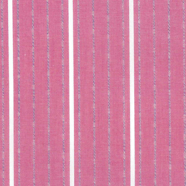 Red with White Stripes Adjusted Fit Non Iron Dress Shirt