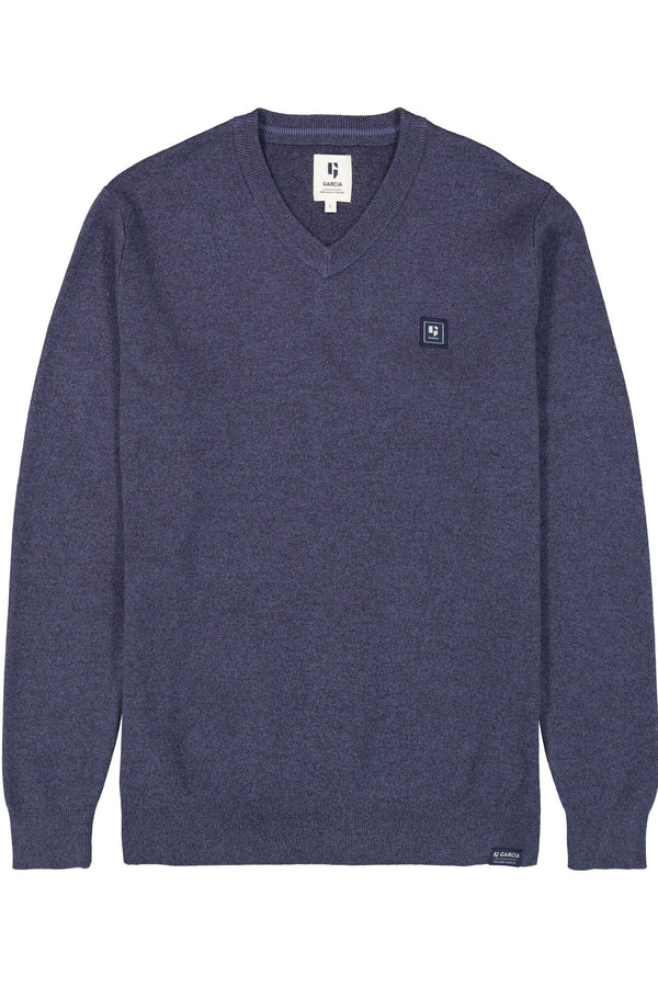 Garcia Solid V-Neck Pullover