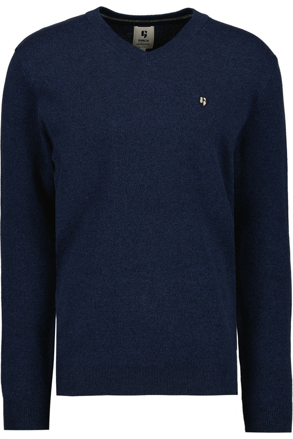 Garcia Solid V-Neck Pullover