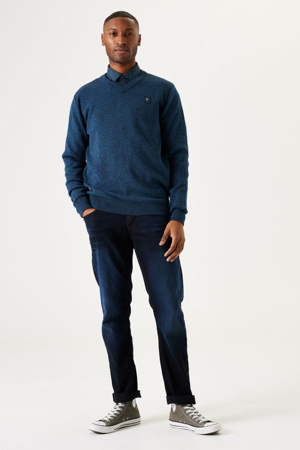 Garcia Solid V-Neck Pullover