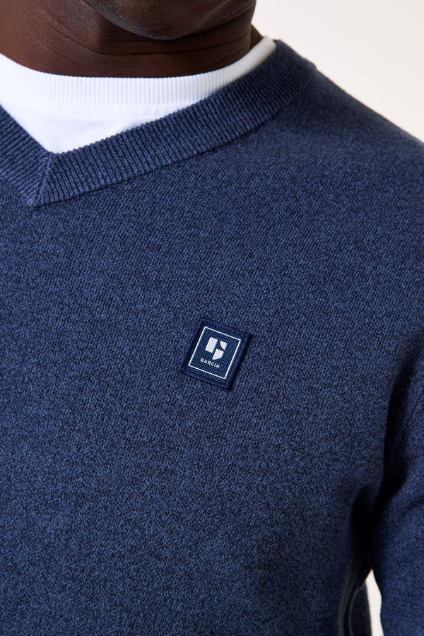 Garcia Solid V-Neck Pullover