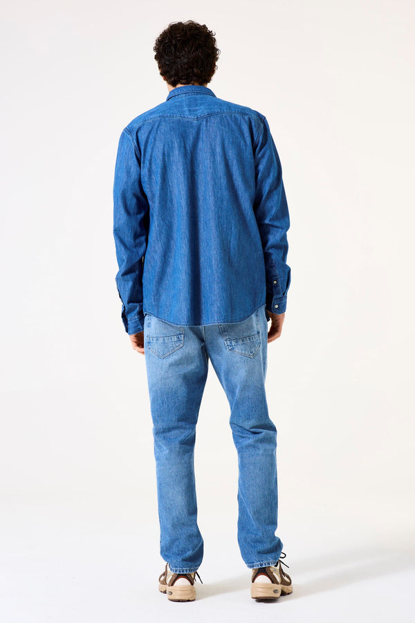 Chemise en jean boutonnée légère Garcia