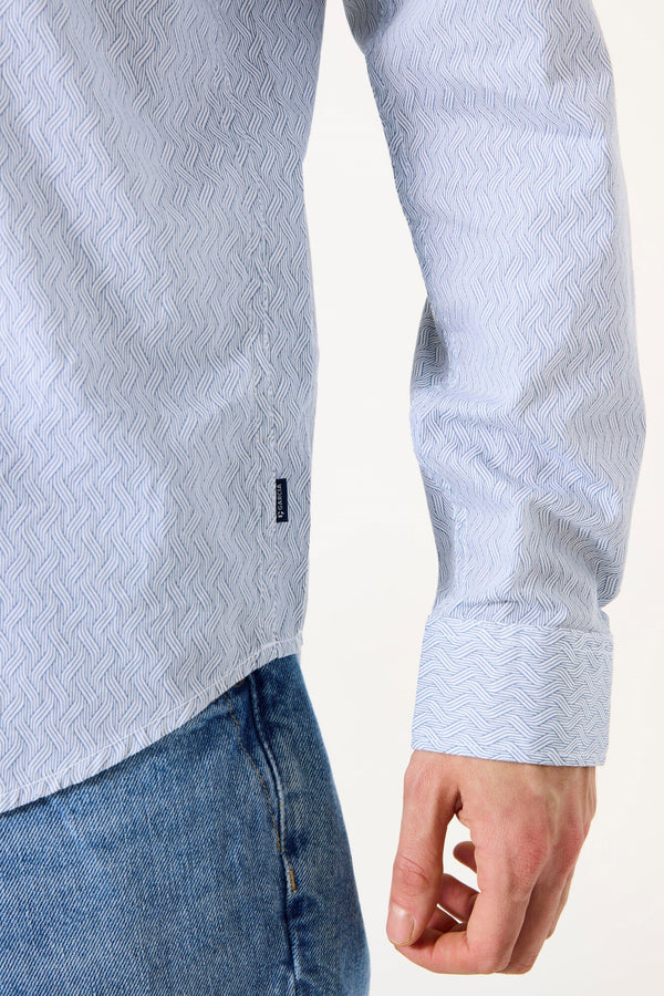 Chemise à imprimé zigzag Garcia