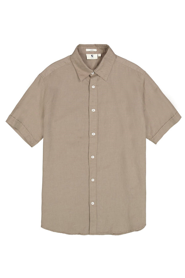 Chemise à manches courtes en lin mélangé Garcia