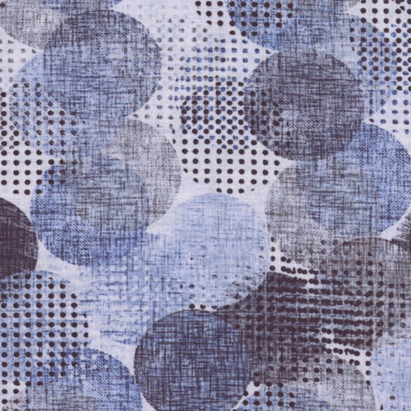 Leo Chevalier Iconic Stretch Blue Mix Print Shirt