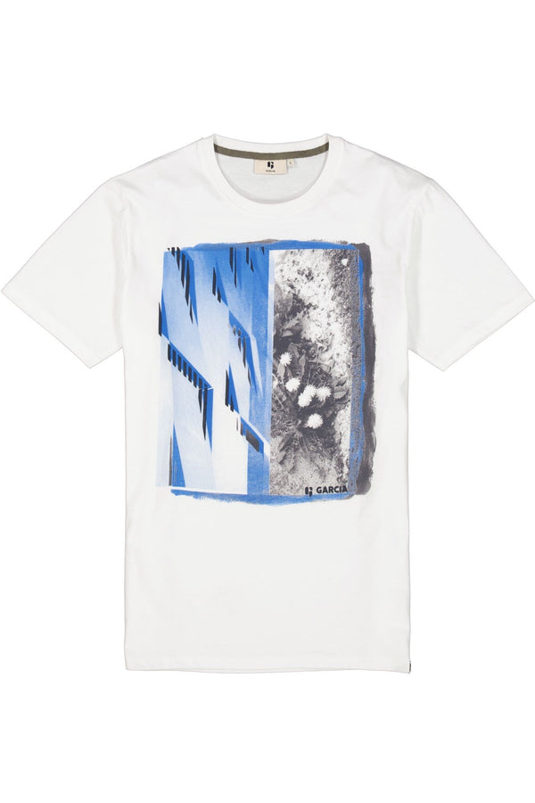 T-Shirt with Abstract Print