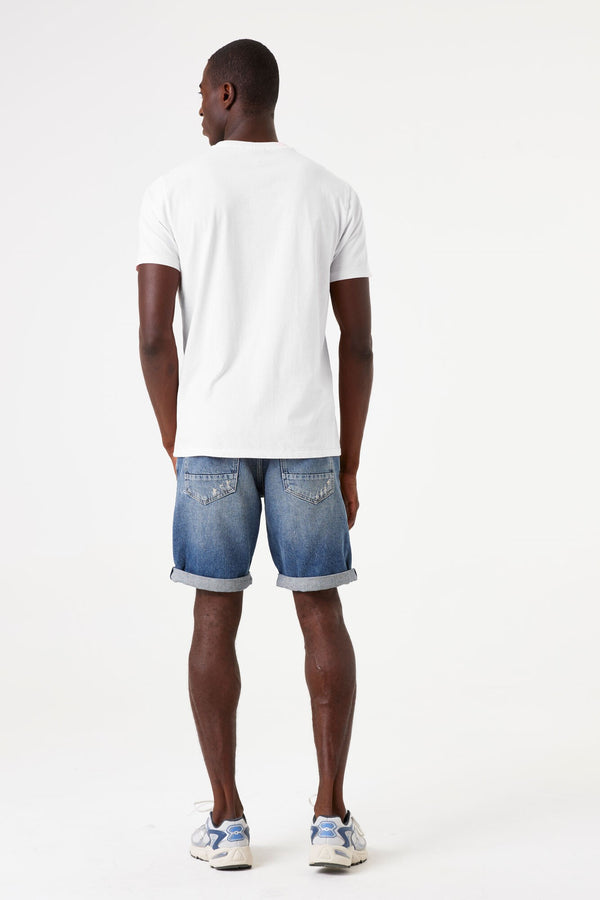 T-shirt uni coupe décontractée Garcia