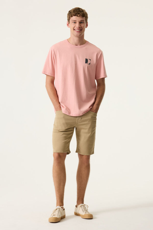 T-shirt imprimé rose Garcia