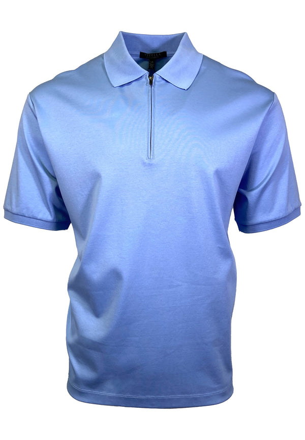 Pima Cotton Zip Polo