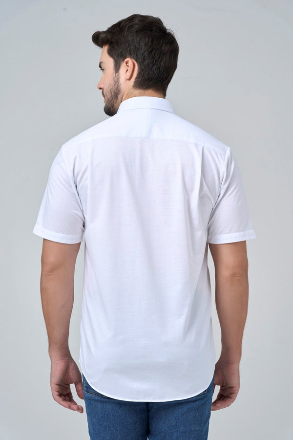 Solid Knit Button-Down Sport Shirt SS