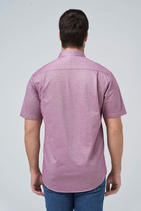 Solid Knit Button-Down Sport Shirt SS