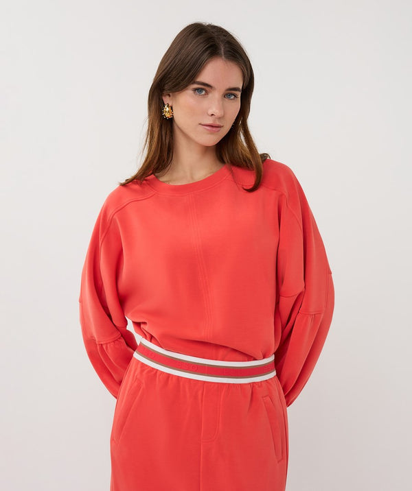 EsQualo Fancy Sleeve Modal Sweater