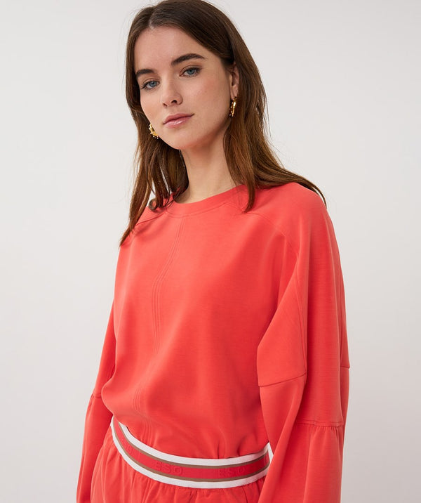 EsQualo Fancy Sleeve Modal Sweater