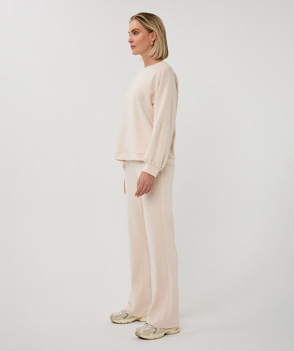 EsQualo Fancy Sleeve Modal Sweater