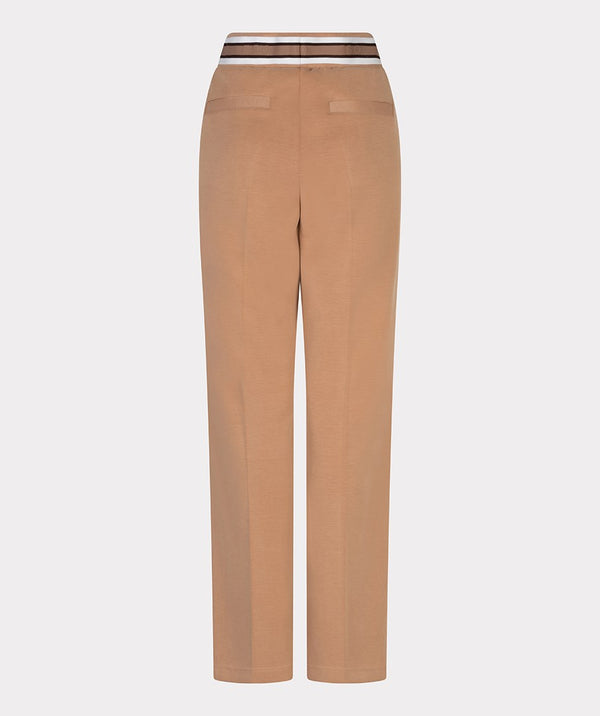 EsQualo Wide-Leg Modal Trousers