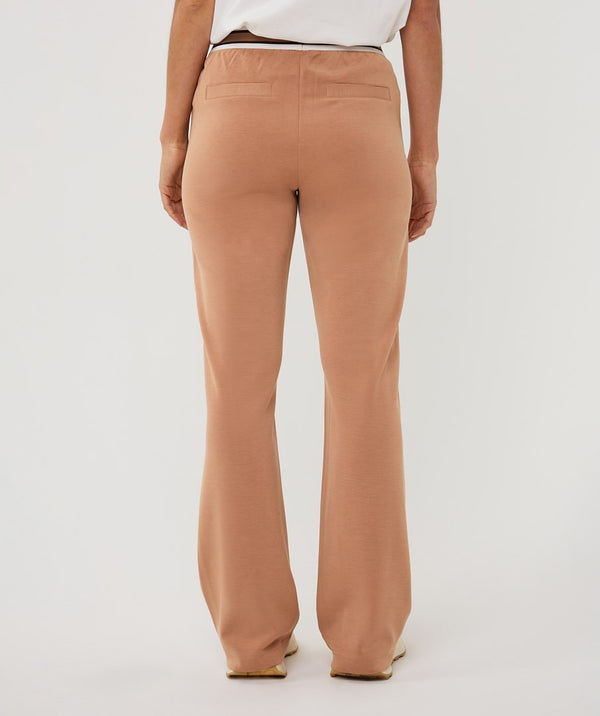 EsQualo Wide-Leg Modal Trousers