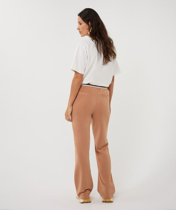 EsQualo Wide-Leg Modal Trousers