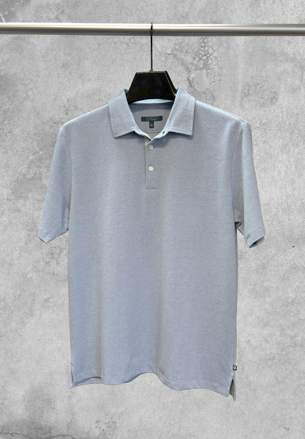 Polo à chevrons Viyella avec stretch