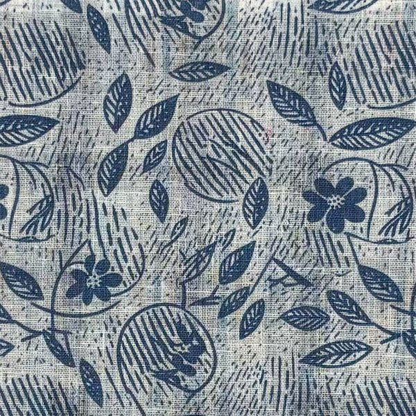 Chemise Viyella en lin mélangé fabriquée au Canada à motif forestier