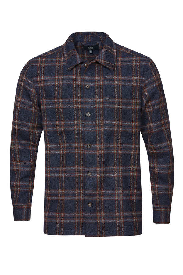 Surchemise en laine mélangée Viyella