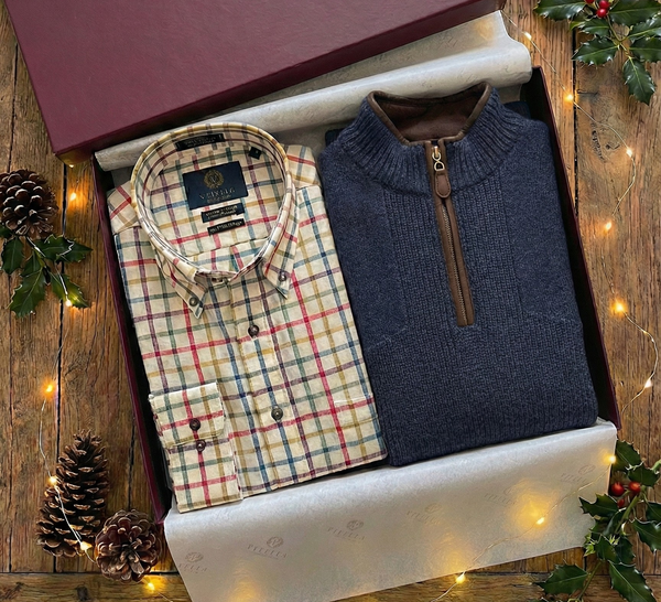 Viyella Woodsman Sweater and Shirt Bundle