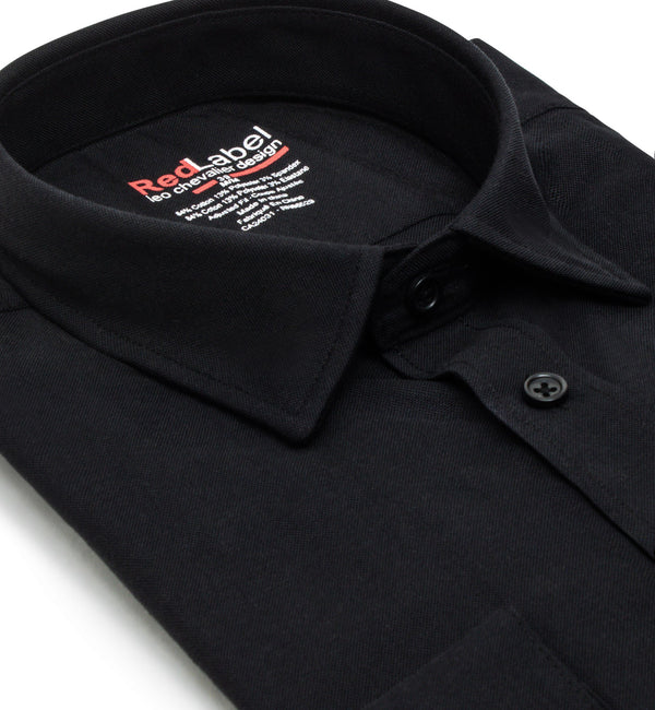 84% Cotton 13% Performance Polyester 3 % Spandex Voyage Oxford Performance Stretch Shirt