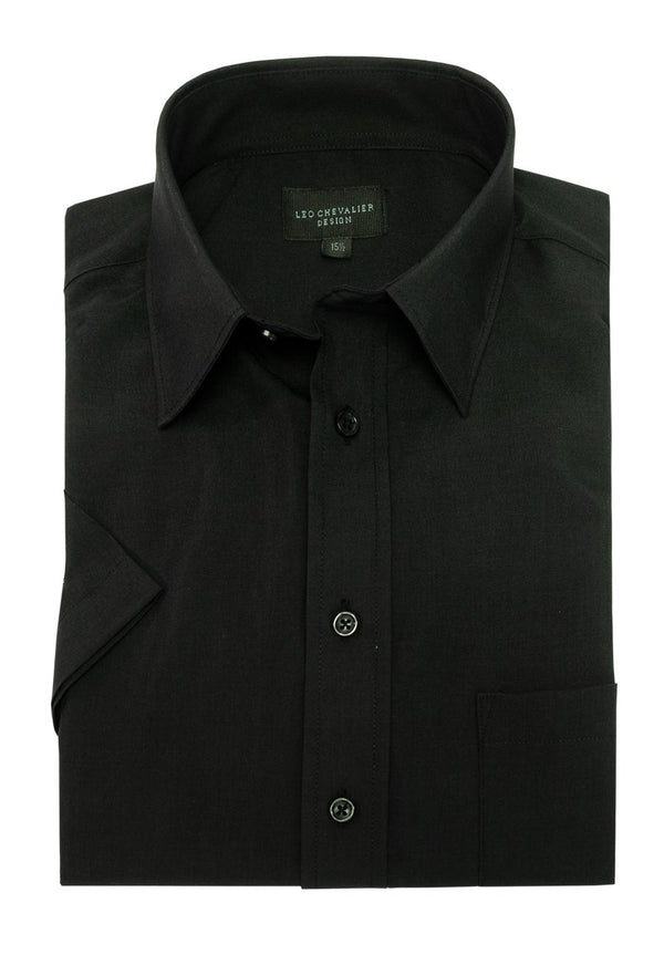 Chemise habillée Leo Chevalier 100 % micro polyester facile d'entretien