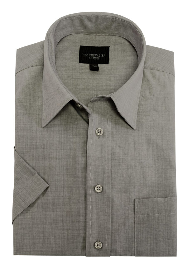 Chemise habillée Leo Chevalier 100 % micro polyester facile d'entretien