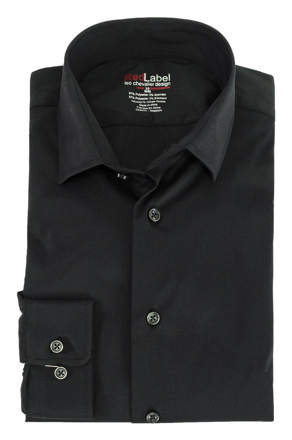 Leo Chevalier Red Label 97% Performance Polyester 3% Spandex Voyage Performance Stretch Shirt